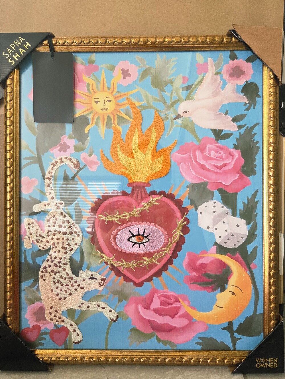 NWT 24 X 20 Sapna Shah Wall Art